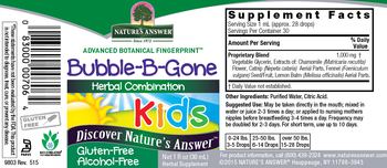 Nature's Answer Bubble-B-Gone Alcohol-Free - herbal supplement