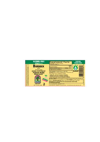 Nature's Answer Burdock Root Alcohol-Free - herbal supplement