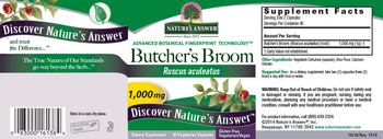 Nature's Answer Butcher's Broom 1,000 mg - supplement