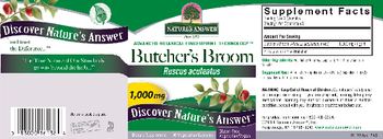 Nature's Answer Butcher's Broom 1,000 mg - supplement