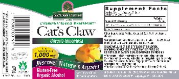Nature's Answer Cat's Claw 1,000 mg - herbal supplement
