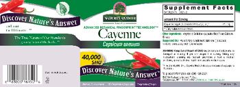 Nature's Answer Cayenne 40,000 SHU - supplement