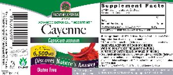 Nature's Answer Cayenne 6,500 HU - herbal supplement