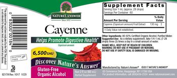 Nature's Answer Cayenne - herbal supplement