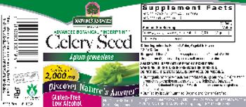 Nature's Answer Celery Seed 2,000 mg - herbal supplement