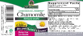 Nature's Answer Chamomile 2,000 mg - 