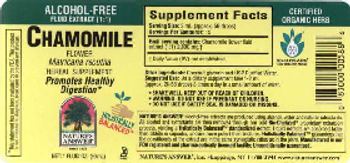 Nature's Answer Chamomile Flower Alcohol-Free - herbal supplement