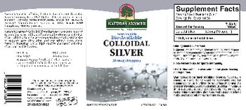 Nature's Answer Colloidal Silver 50 mcg (10 ppm) - supplement
