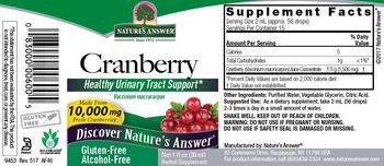 Nature's Answer Cranberry Alcohol-Free - herbal supplement