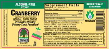 Nature's Answer Cranberry - herbal supplement