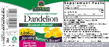 Nature's Answer Dandelion 2,000 mg - herbal supplement