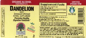 Nature's Answer Dandelion Root - herbal supplement