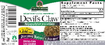 Nature's Answer Devil's Claw 1,000 mg - herbal supplement