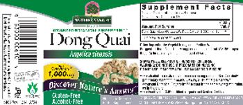 Nature's Answer Dong Quai 1,000 mg Alcohol-Free - herbal supplement