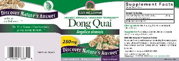 Nature's Answer Dong Quai 250 mg - supplement