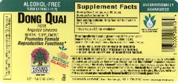 Nature's Answer Dong Quai Root Alcohol-Free - herbal supplement