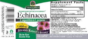 Nature's Answer Echinacea 1,000 mg - herbal supplement