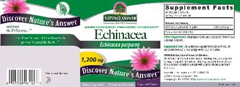 Nature's Answer Echinacea 1,200 mg - supplement