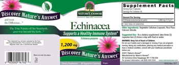 Nature's Answer Echinacea 1,200 mg - supplement