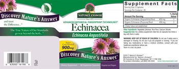 Nature's Answer Echinacea 900 mg - supplement