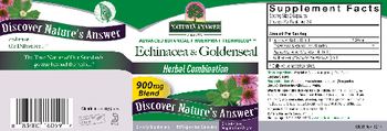 Nature's Answer Echinacea & Goldenseal - herbal supplement