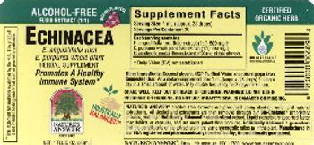 Nature's Answer Echinacea Grape Flavor - herbal supplement