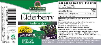 Nature's Answer Elderberry 5,000 mg - herbal supplement