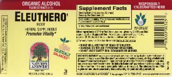 Nature's Answer Eleuthero Root - herbal supplement