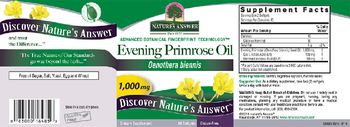 Nature's Answer Evening Primrose Oil 1,000 mg - supplement