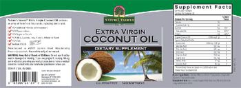 Nature's Answer Extra Virgin Coconut Oil - supplement