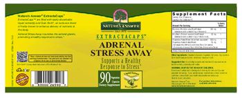 Nature's Answer Extractacaps Adrenal Stress Away - supplement