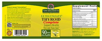 Nature's Answer Extractacaps Thyroid Complete - supplement