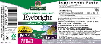 Nature's Answer Eyebright 2,000 mg - herbal suppliment