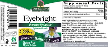 Nature's Answer Eyebright Alcohol-Free - herbal supplement