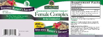 Nature's Answer Female Complex - supplement