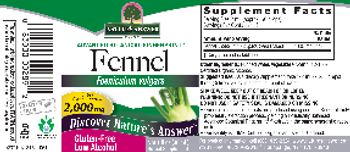 Nature's Answer Fennel 2,000 mg - herbal supplement