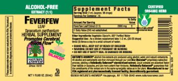 Nature's Answer Feverfew Leaf Alcohol-Free - herbal supplement