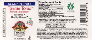 Nature's Answer For Kids Tummie Tonic - herbal supplement
