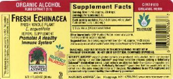 Nature's Answer Fresh Echinacea - herbal supplement