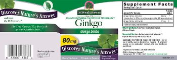 Nature's Answer Ginkgo 80 mg - supplement