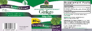 Nature's Answer Ginkgo 80 mg - supplement