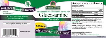 Nature's Answer Glucosamine + Chondroitin 1350 mg - supplement