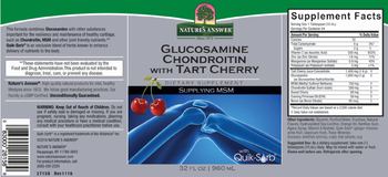 Nature's Answer Glucosamine Chondroitin Wtih Tart Cherry - supplement