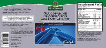 Nature's Answer Glucosamine Chondroitin Wtih Tart Cherry - supplement