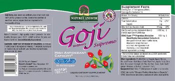 Nature's Answer Goji Wolfberry Supreme - liquid supplement