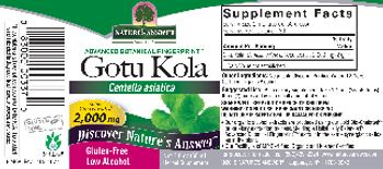 Nature's Answer Gotu Kola 2,000 mg - herbal supplement