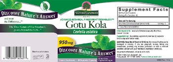 Nature's Answer Gotu Kola 950 mg - supplement