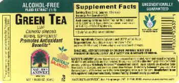 Nature's Answer Green Tea Leaf Alcohol-Free - herbal supplement