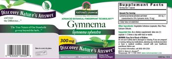 Nature's Answer Gymnema 300 mg - supplement