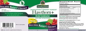 Nature's Answer Hawthorn + - supplement